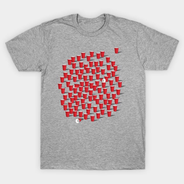 99 Red Cups T-Shirt by bad_nobe